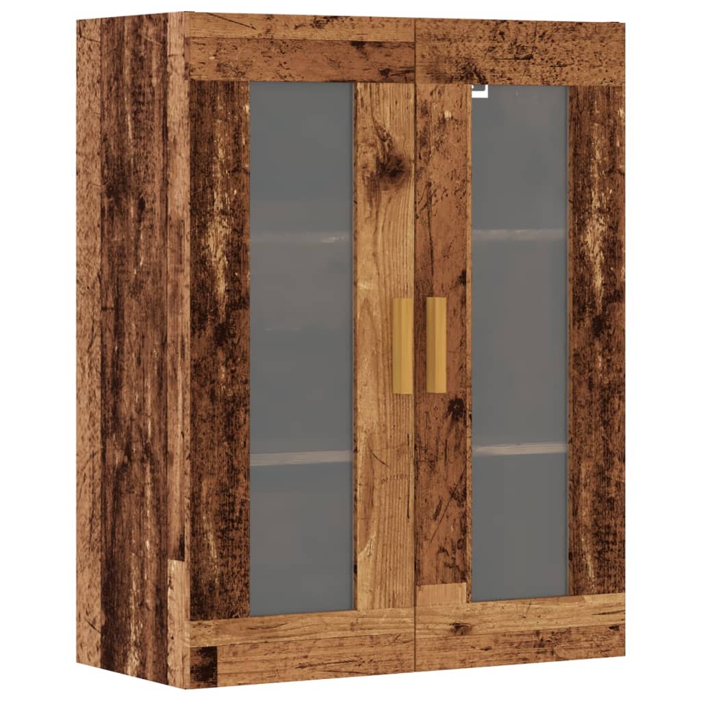 Armadietto Pensile a Parete Legno Antico 69,5x34x90 cm - homemem39