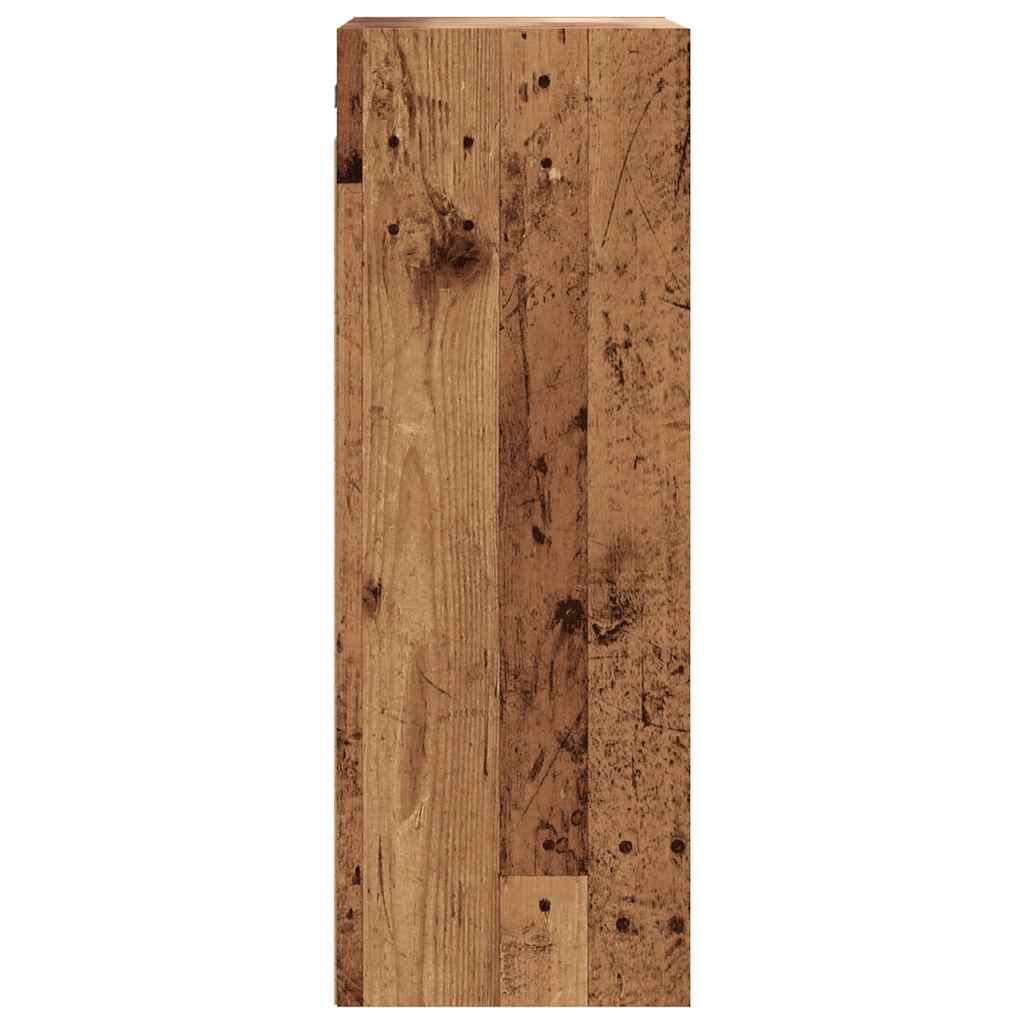 Armadietto Pensile Legno Antico 69,5x32,5x90 cm - homemem39