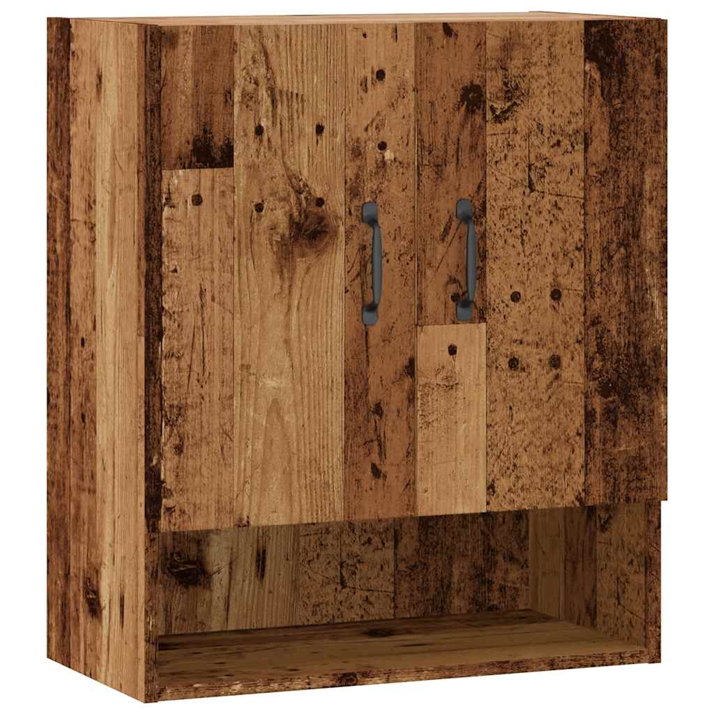 Armadietto a Muro Legno Antico 60x31x70 cm in Truciolato | homemem39