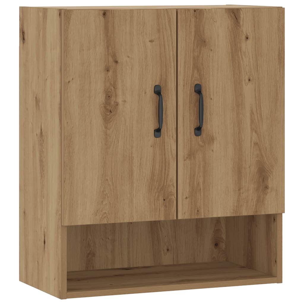 Armadietto a Muro Rovere Artigianale 60x31x70 cm in Truciolato | homemem39