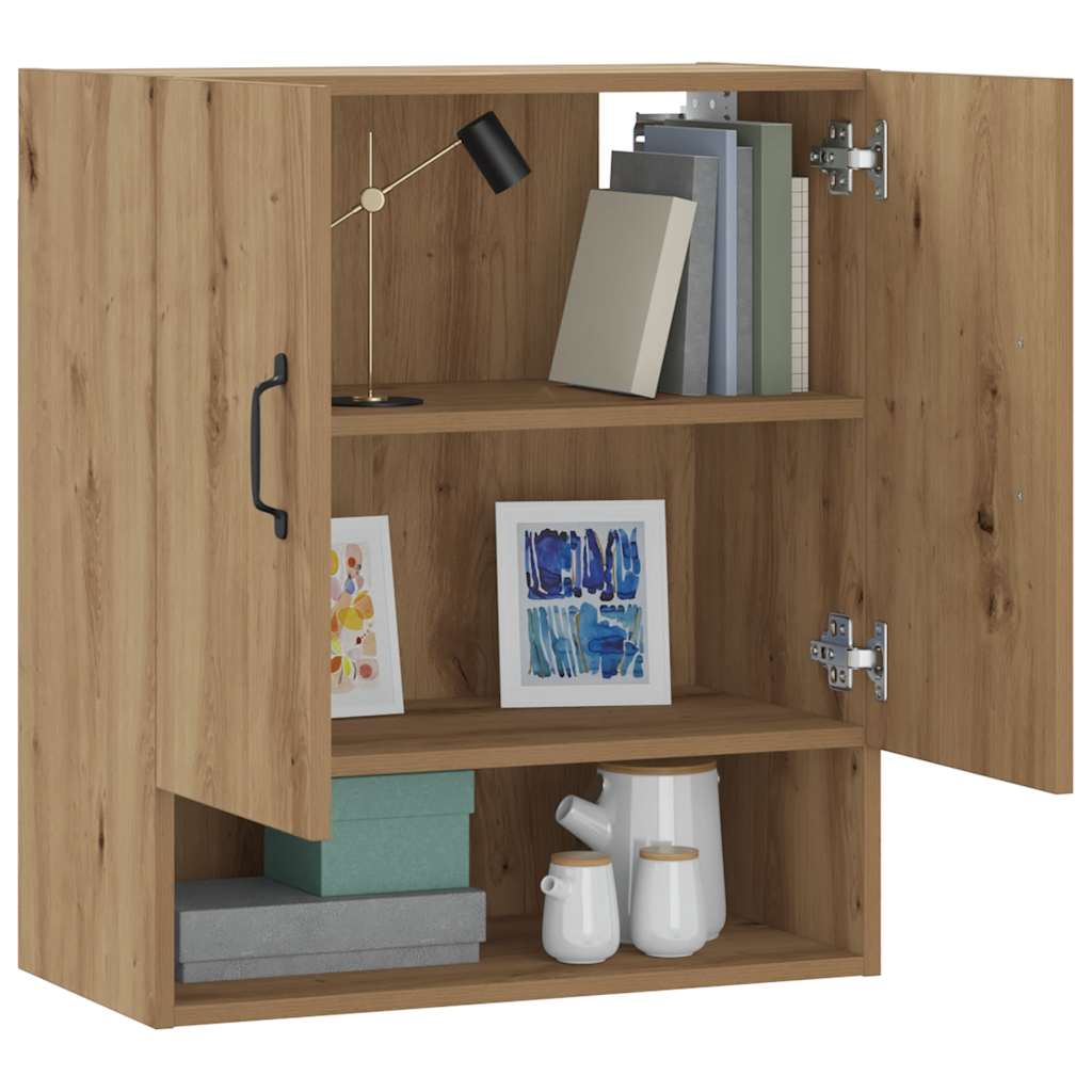Armadietto a Muro Rovere Artigianale 60x31x70 cm in Truciolato | homemem39