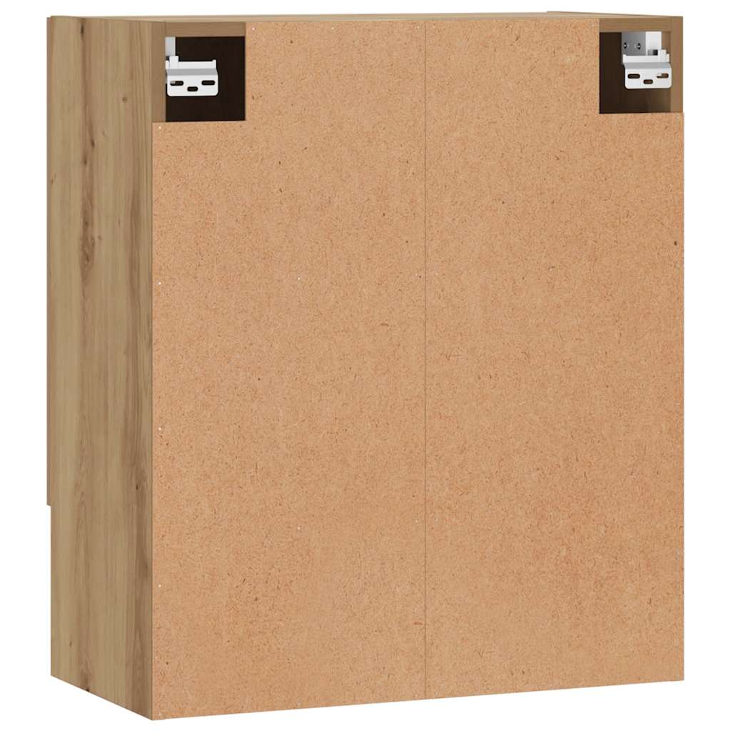 Armadietto a Muro Rovere Artigianale 60x31x70 cm in Truciolato | homemem39