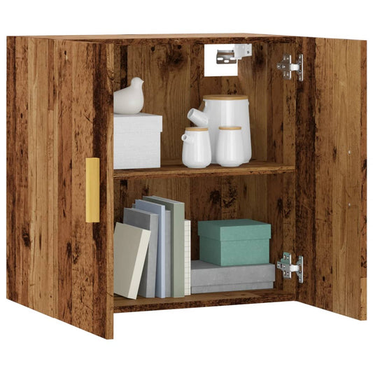 Armadietto a Muro Legno Vecchio 60x31x60 cm in Truciolato | homemem39