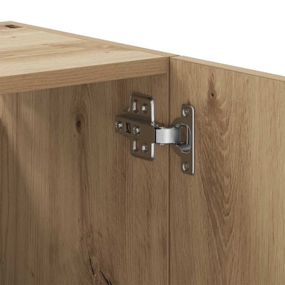 Armadietto a Muro Rovere Artigianale 60x31x60 cm in Truciolato | homemem39