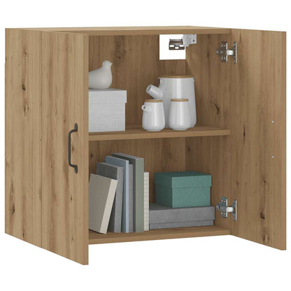 Armadietto a Muro Rovere Artigianale 60x31x60 cm in Truciolato | homemem39