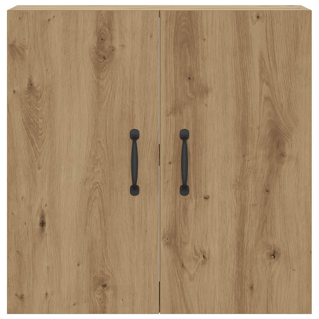 Armadietto a Muro Rovere Artigianale 60x31x60 cm in Truciolato | homemem39