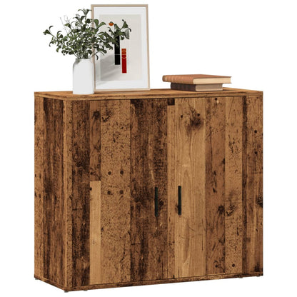 Credenza Legno Vecchio 80x33x70 cm in Truciolato - homemem39