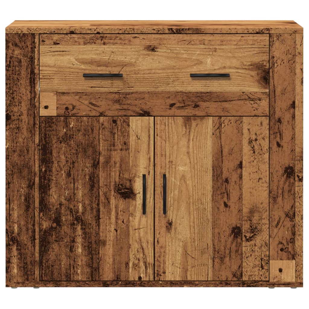 Credenza Legno Vecchio 80x33x70 cm in Truciolato - homemem39