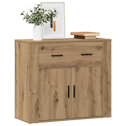 Credenza Rovere Artigianale 80x33x70 cm in Truciolato