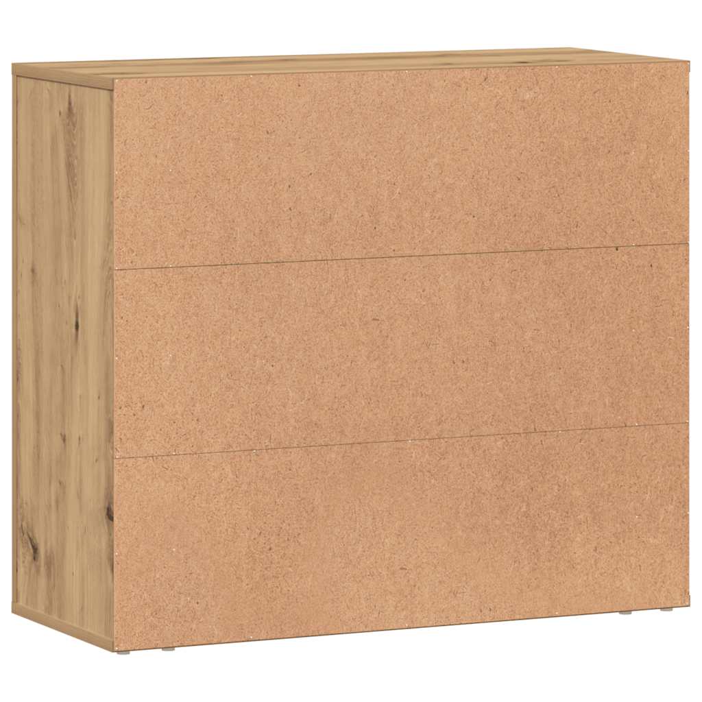 Credenza Rovere Artigianale 80x33x70 cm in Truciolato