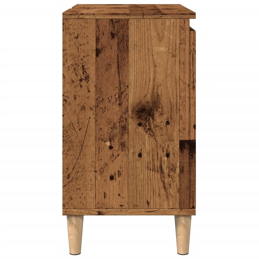 Mobile Lavabo Legno Antico 58x33x60 cm in Legno Multistrato | homemem39