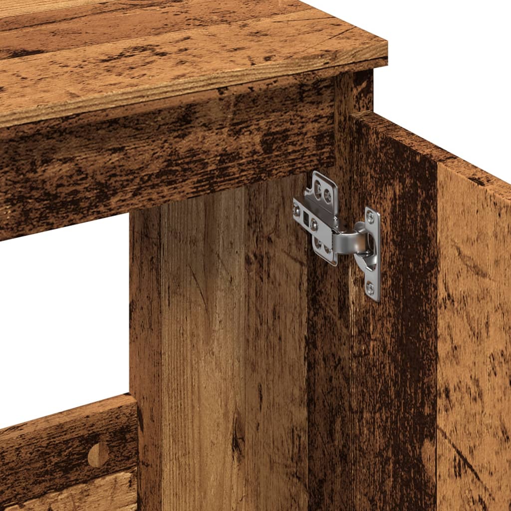 Mobile Lavabo Legno Antico 58x33x60 cm in Legno Multistrato | homemem39