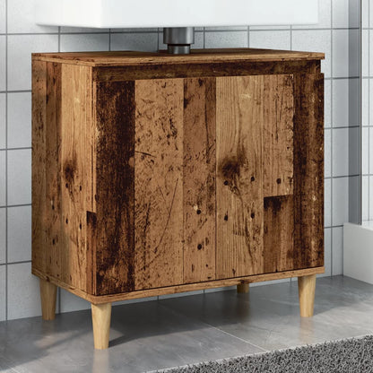 Mobile Lavabo Legno Antico 58x33x60 cm in Legno Multistrato | homemem39