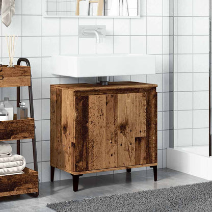 Mobile Lavabo Legno Antico 58x33x60 cm in Legno Multistrato | homemem39
