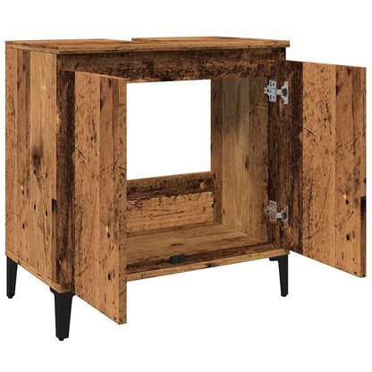 Mobile Lavabo Legno Antico 58x33x60 cm in Legno Multistrato | homemem39