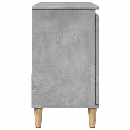 Mobile Lavabo da Bagno Grigio Rovere 65x33x60 cm in Truciolato