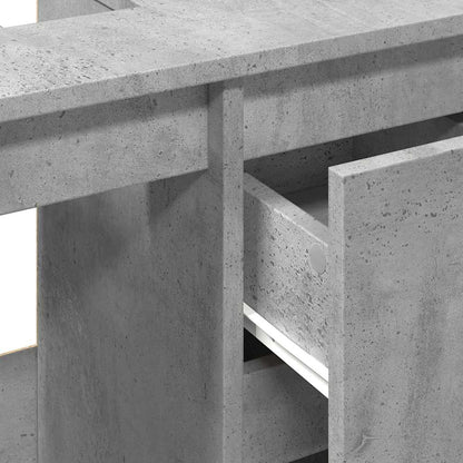 Mobile Lavabo da Bagno Grigio Rovere 65x33x60 cm in Truciolato