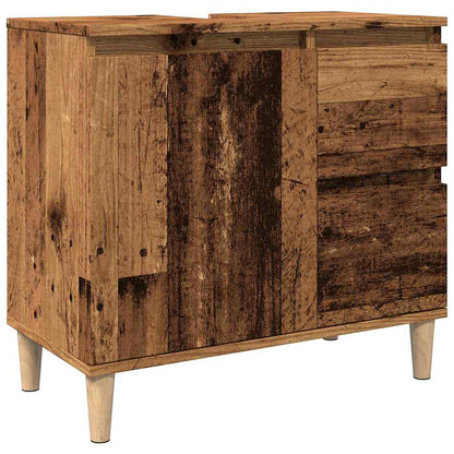 Mobile Sottolavabo Legno Antico 65x33x60 cm in Truciolato | homemem39