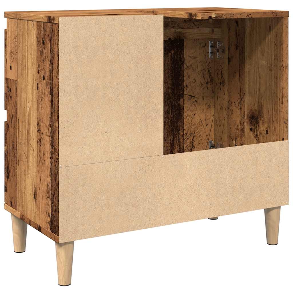 Mobile Sottolavabo Legno Antico 65x33x60 cm in Truciolato | homemem39