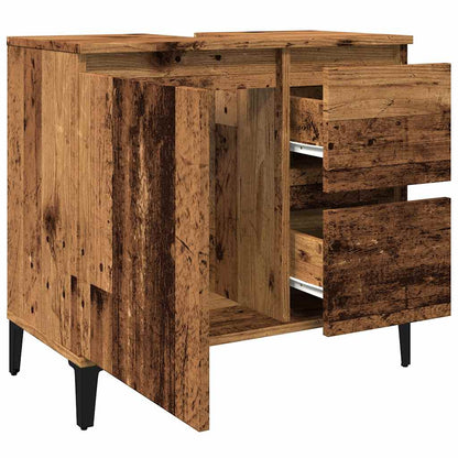 Mobile Sottolavabo Legno Antico 65x33x60 cm in Truciolato | homemem39