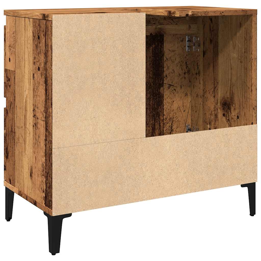 Mobile Sottolavabo Legno Antico 65x33x60 cm in Truciolato | homemem39