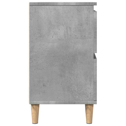 Mobile Lavabo Grigio Cemento 80x33x60 cm in Legno Multistrato | homemem39