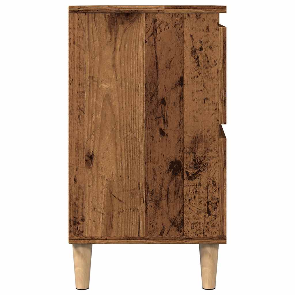 Mobile Lavabo Legno Antico 80x33x60 cm in Legno Multistrato | homemem39