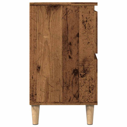 Mobile Lavabo Legno Antico 80x33x60 cm in Legno Multistrato - homemem39