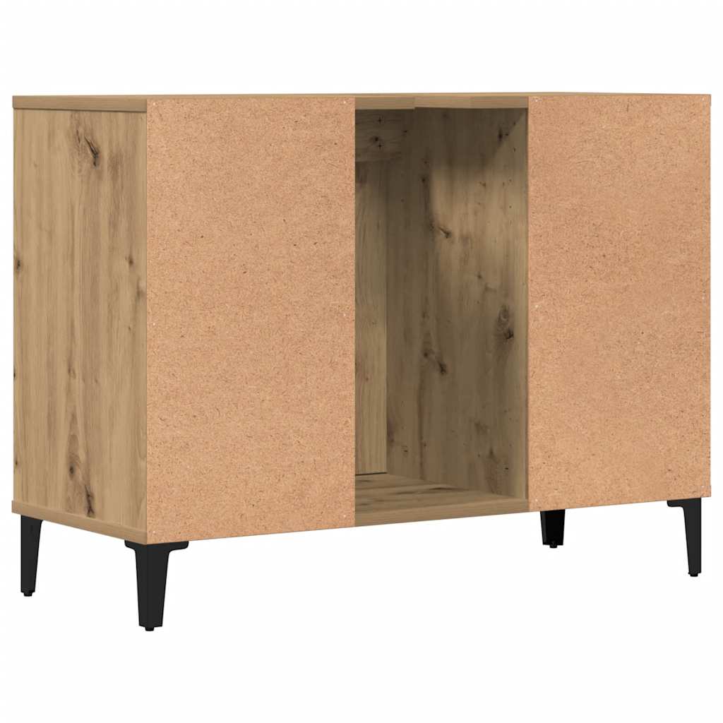 Mobile Lavabo Rovere Artigianale 80x33x60 cm Legno Multistrato | homemem39