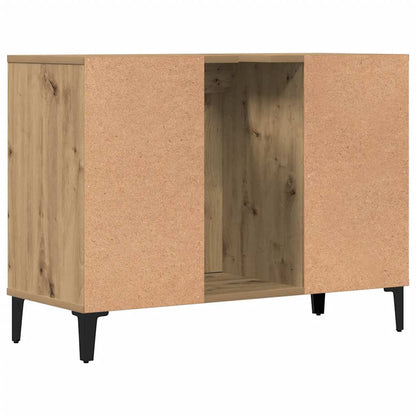 Mobile Lavabo Rovere Artigianale 80x33x60 cm Legno Multistrato | homemem39
