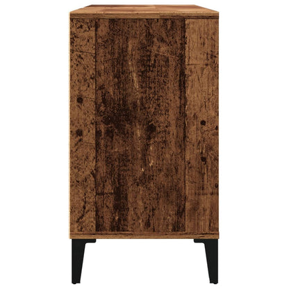 Mobile Lavabo Legno Antico 80x33x60 cm in Legno Multistrato