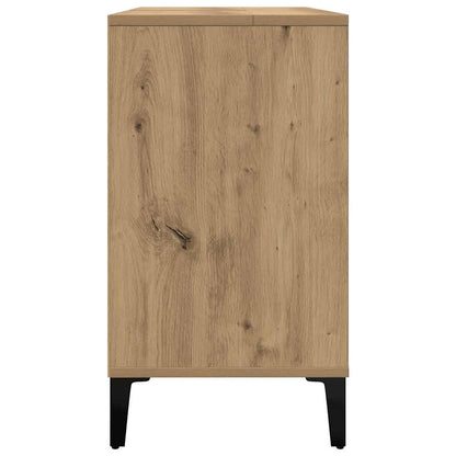 Mobile Lavabo Rovere Artigianale 80x33x60 cm Legno Multistrato | homemem39