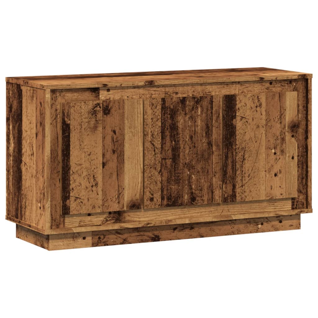 Credenza Legno Antico 102x35x55 cm in Legno Multistrato - homemem39