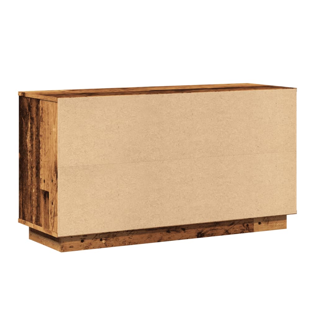 Credenza Legno Antico 102x35x55 cm in Legno Multistrato - homemem39