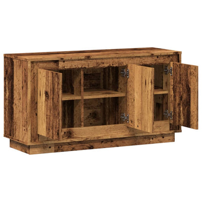 Credenza Legno Antico 102x35x55 cm in Legno Multistrato - homemem39