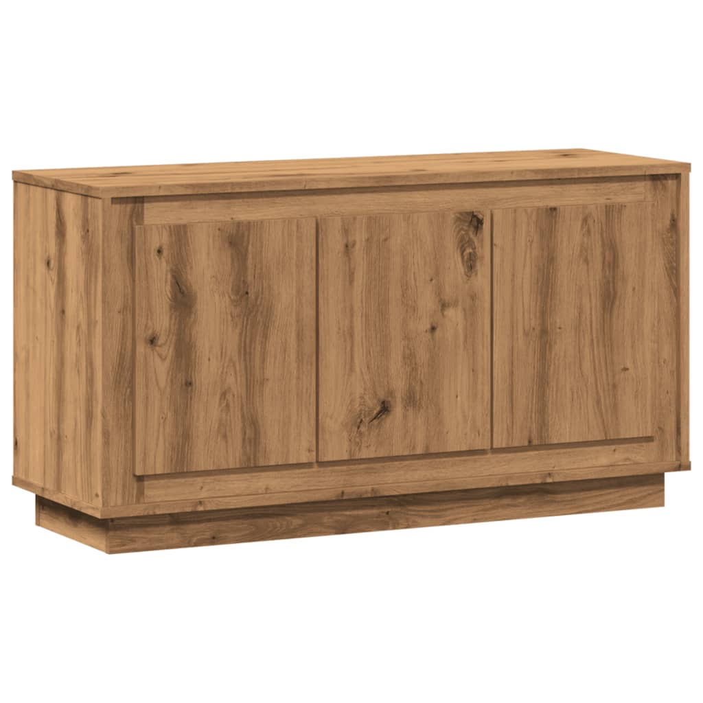 Credenza Rovere Artigianale 102x35x55 cm in Legno Multistrato - homemem39