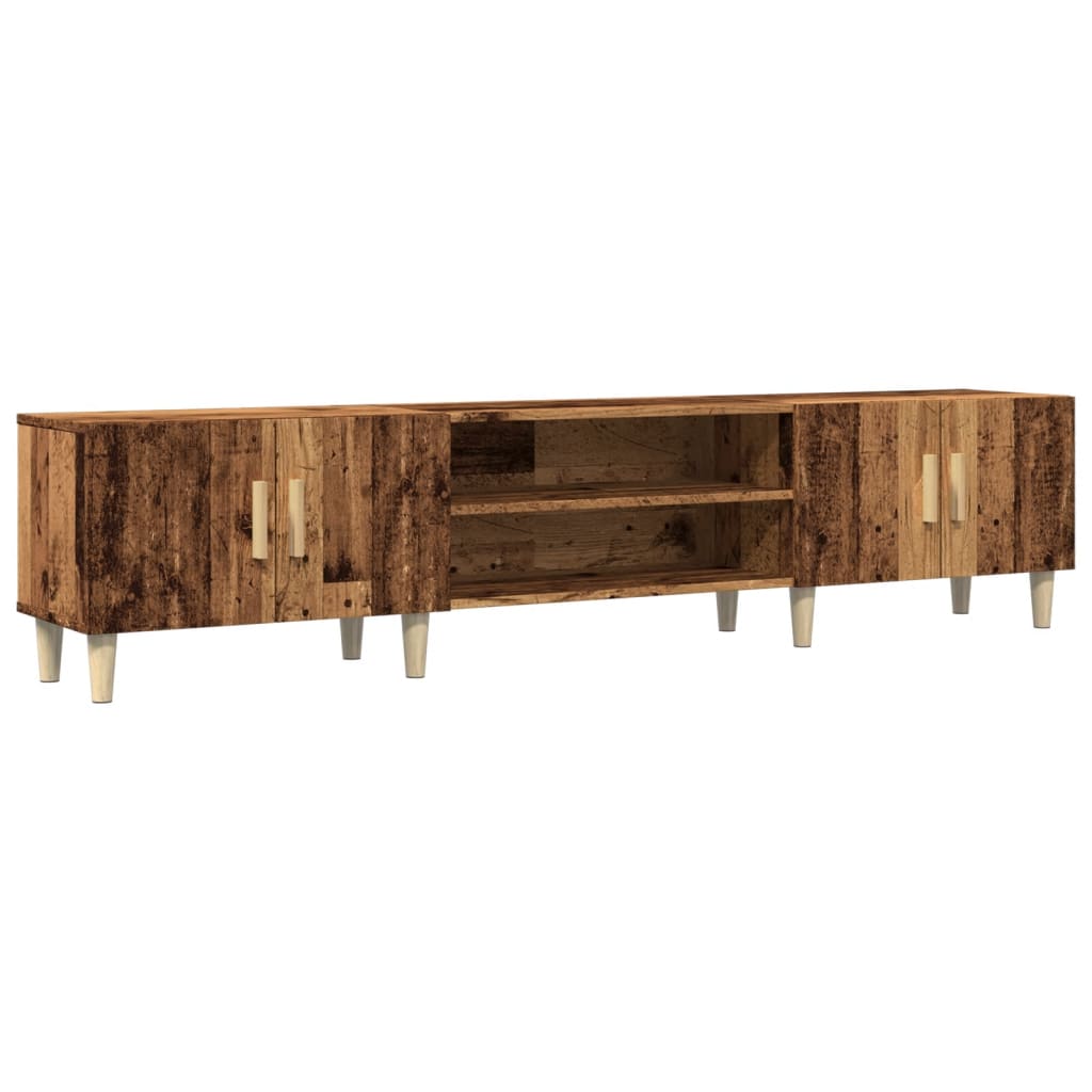 Mobile Porta TV Legno Antico 180x31,5x40cm in Legno Multistrato - homemem39