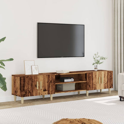 Mobile Porta TV Legno Antico 180x31,5x40cm in Legno Multistrato