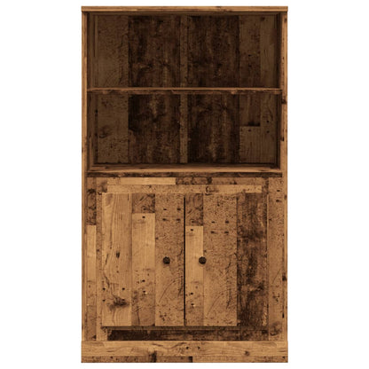 Credenza Legno Antico 60x35,5x103,5 cm in Legno Multistrato - homemem39