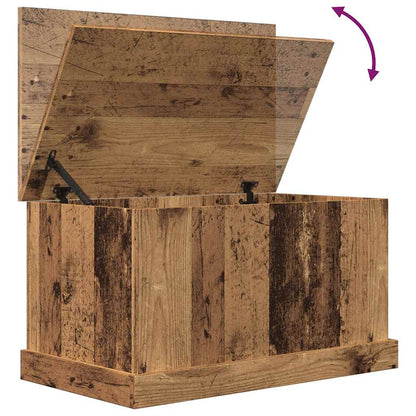 Scatola Portaoggetti Legno Antico 70x40x38 cm Legno Multistrato - homemem39