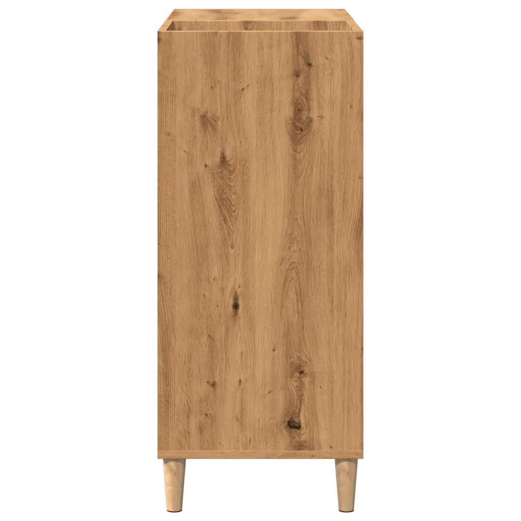 Mobile Porta Dischi Artigianale 84,5x38x89 cm Legno Multistrato