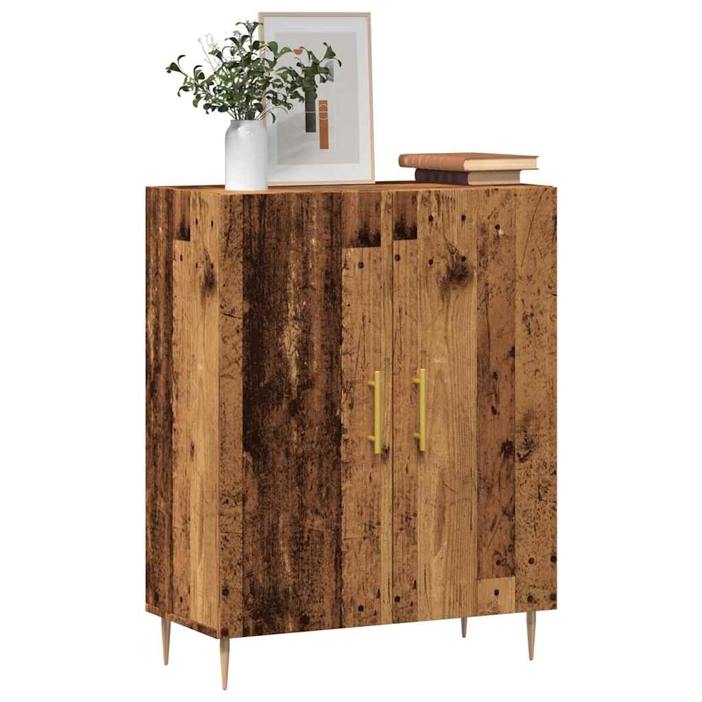 Credenza Legno Antico 69,5x34x90 cm in Legno Multistrato - homemem39