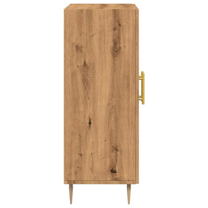 Credenza Rovere Artigianale 69,5x34x90 cm in Legno Multistrato - homemem39