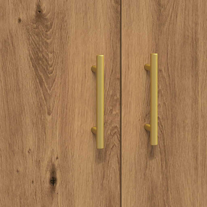 Credenza Rovere Artigianale 69,5x34x90 cm in Legno Multistrato - homemem39