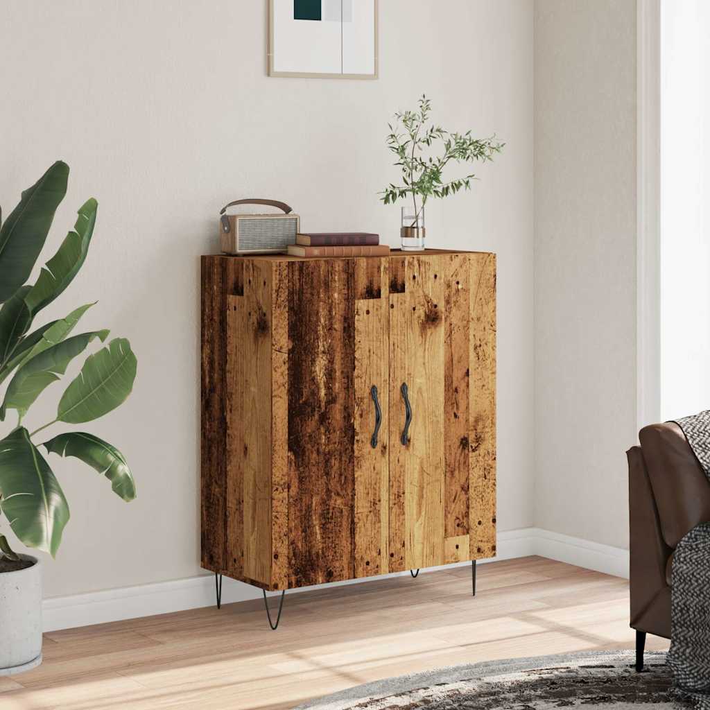 Credenza Legno Antico 69,5x34x90 cm in Legno Multistrato - homemem39