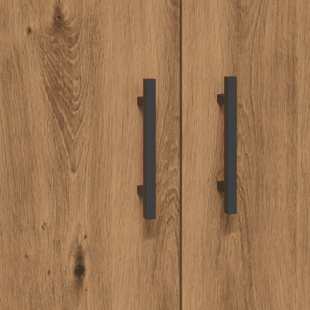 Credenza Rovere Artigianale 69,5x34x90 cm in Legno Multistrato - homemem39