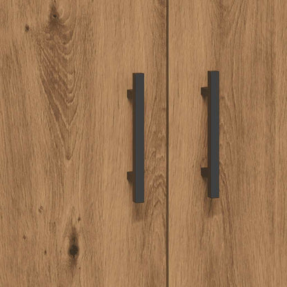 Credenza Rovere Artigianale 69,5x34x90 cm in Legno Multistrato - homemem39