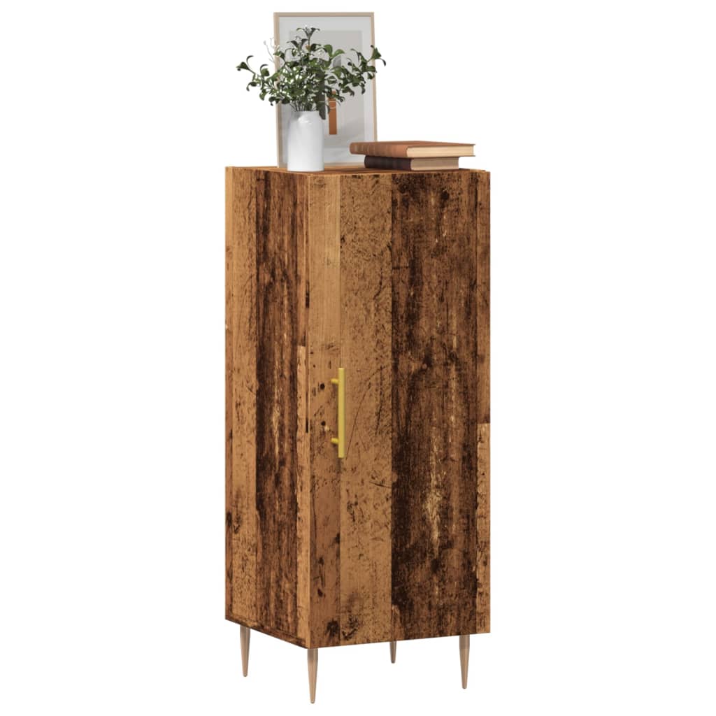 Credenza Legno Antico 34,5x34x90 cm in Truciolato - homemem39