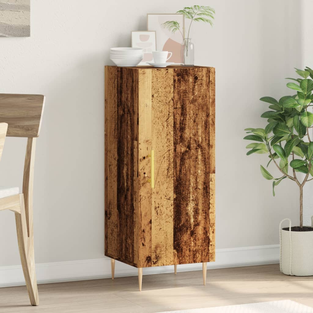 Credenza Legno Antico 34,5x34x90 cm in Truciolato - homemem39