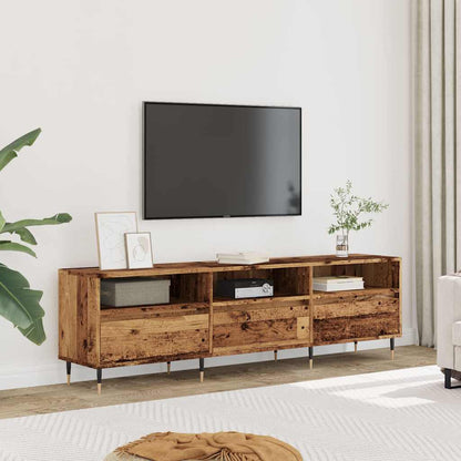 Mobile Porta TV Legno Antico 150x30x44,5 cm Legno Multistrato - homemem39